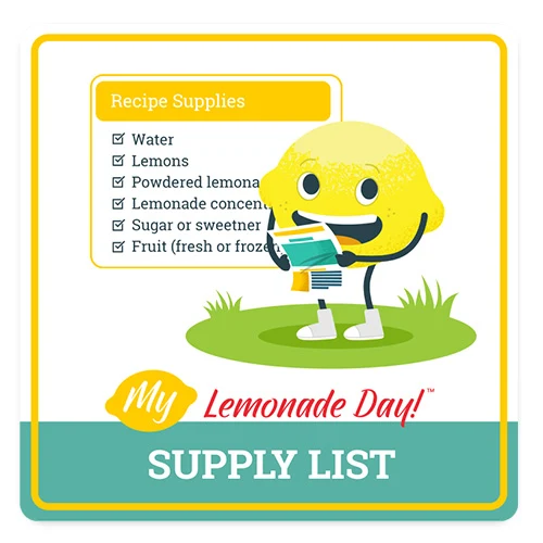 Supply List cover